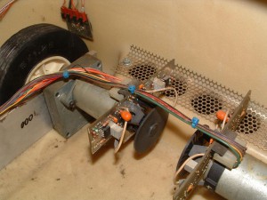 HUBOT drive motors with encoders