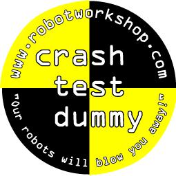 Crash Test Dummy target sticker